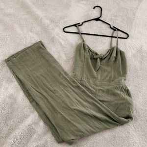 Abercrombie & Fitch Olive Green Jumpsuit NWT